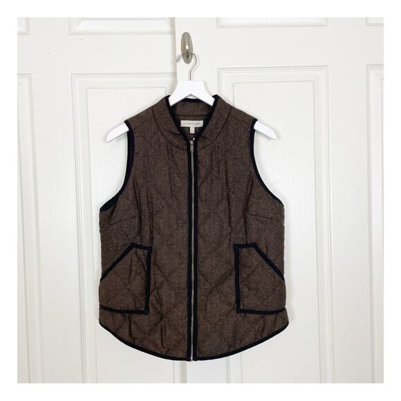 41 Hawthorn x Stitch Fix Shara Herringbone Quilted Vest NWT - Picture 1 of 9